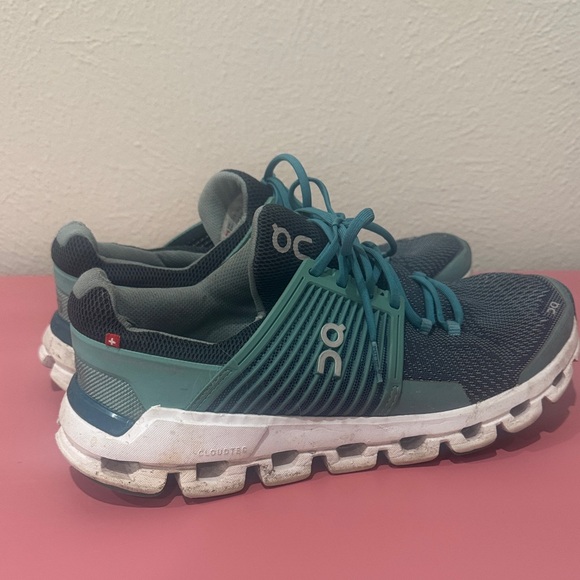 On Running Dark Teal Athletic Shoes - Picture 5 of 7